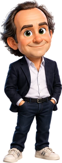 Xavier Niel, version dessinée de l'app